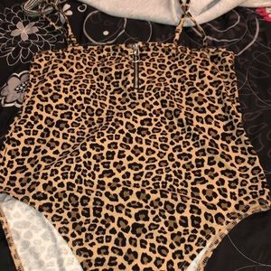 cheetah print body suit